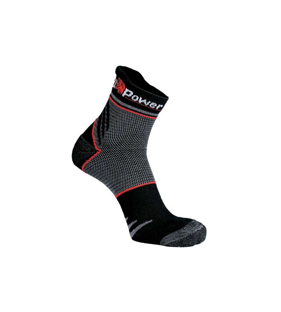 U-Power Calze Antinfortunistiche - Black Carbon - L 3 Paia