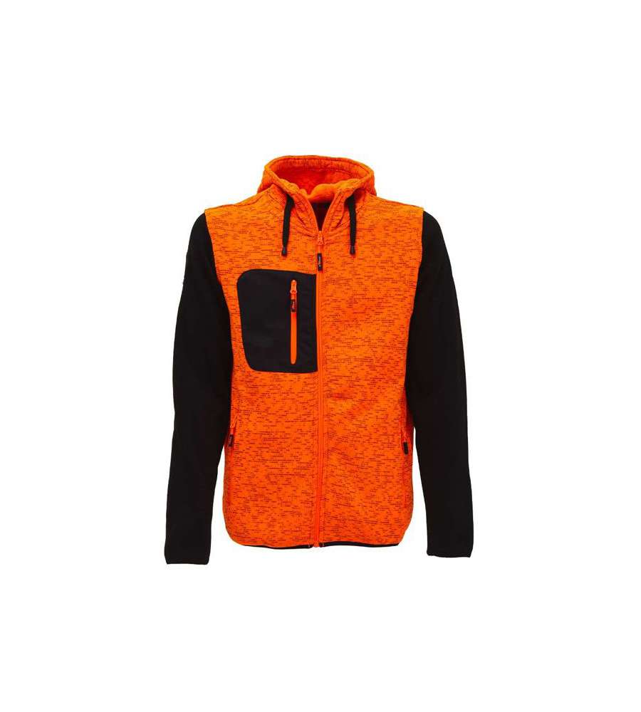 Felpa Orange Fluo Xxl Rainbow Upower