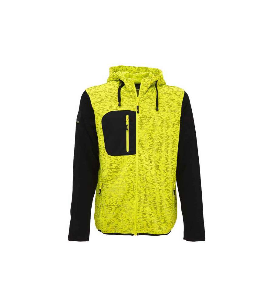 Felpa Yellow Fluo Xxl Rainbow Upower