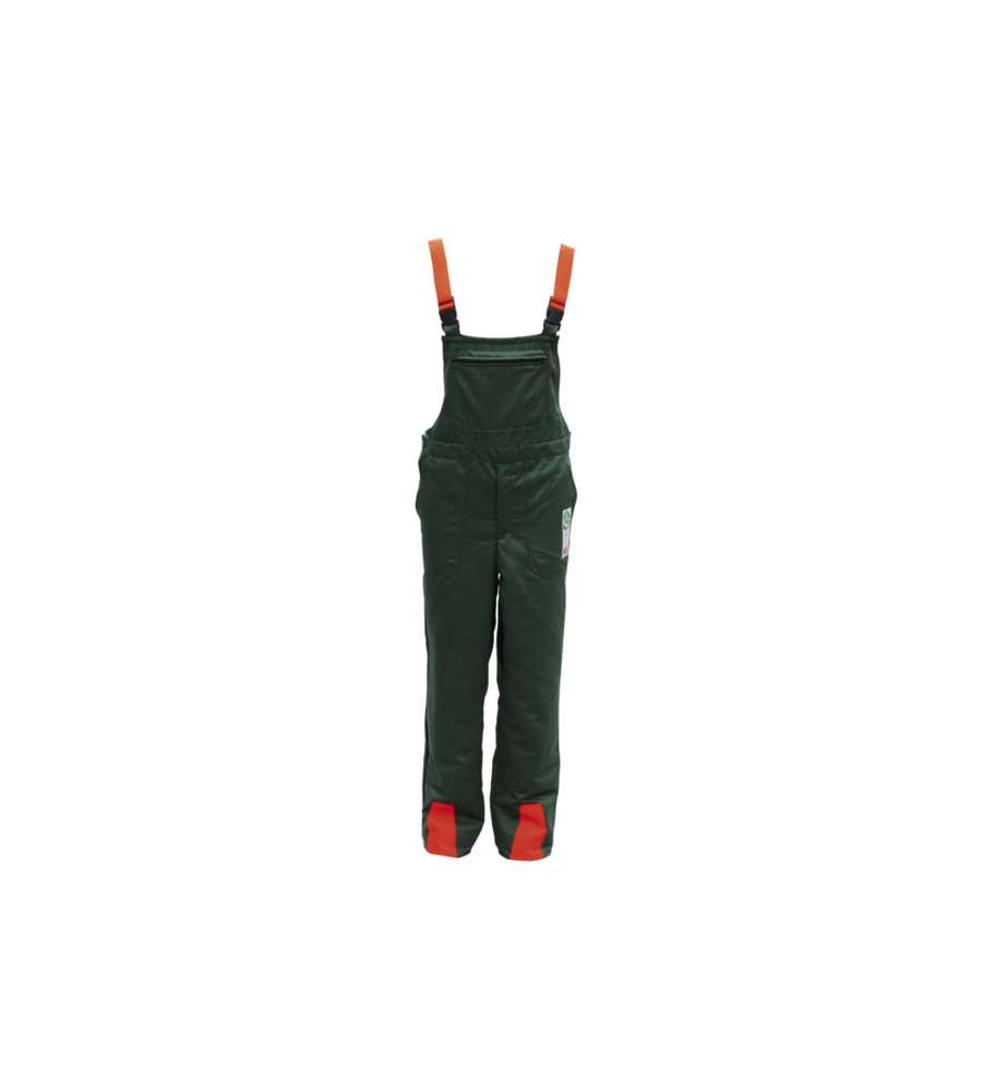 Pettorina Cotone Heavy Antitaglio Verde/Arancio 52