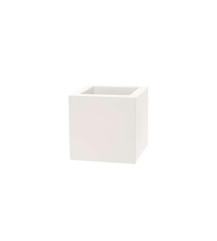 Vaso Schio Cubo 50 Bianco 50 x 50 x 50 cm