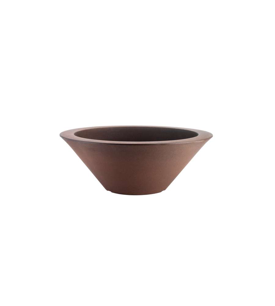 Vaso Schio Ciotola 80 Bronzo 80 x 80 x 29 cm