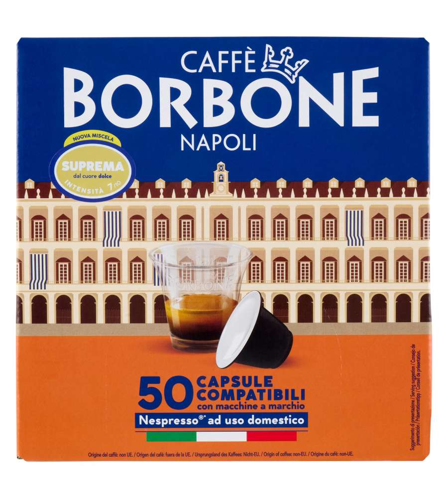 Caffè Borbone Capsule Compatibili Nespresso Miscela Suprema 50pz