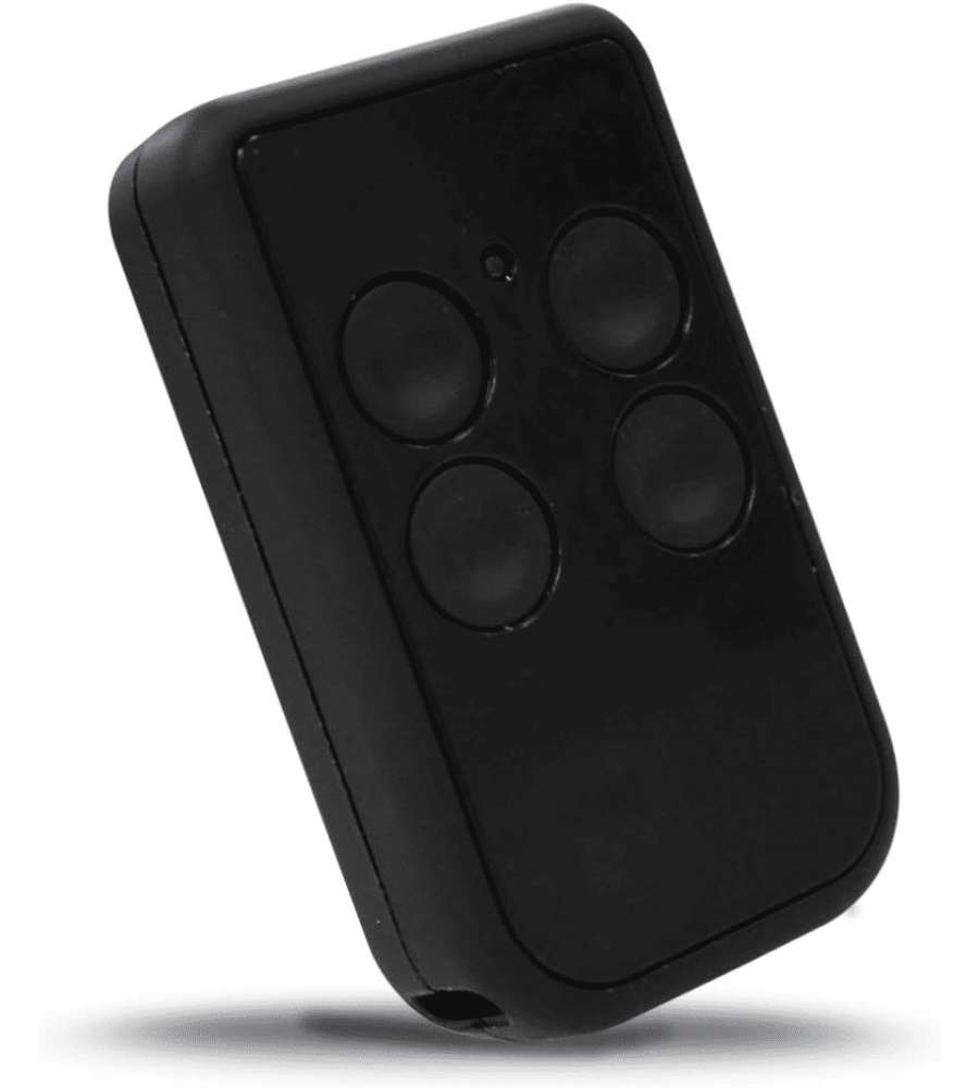 Sice Tech Radiocomando Qzero 4 Tasti Nero RF con Duplicazione Autoapprendente