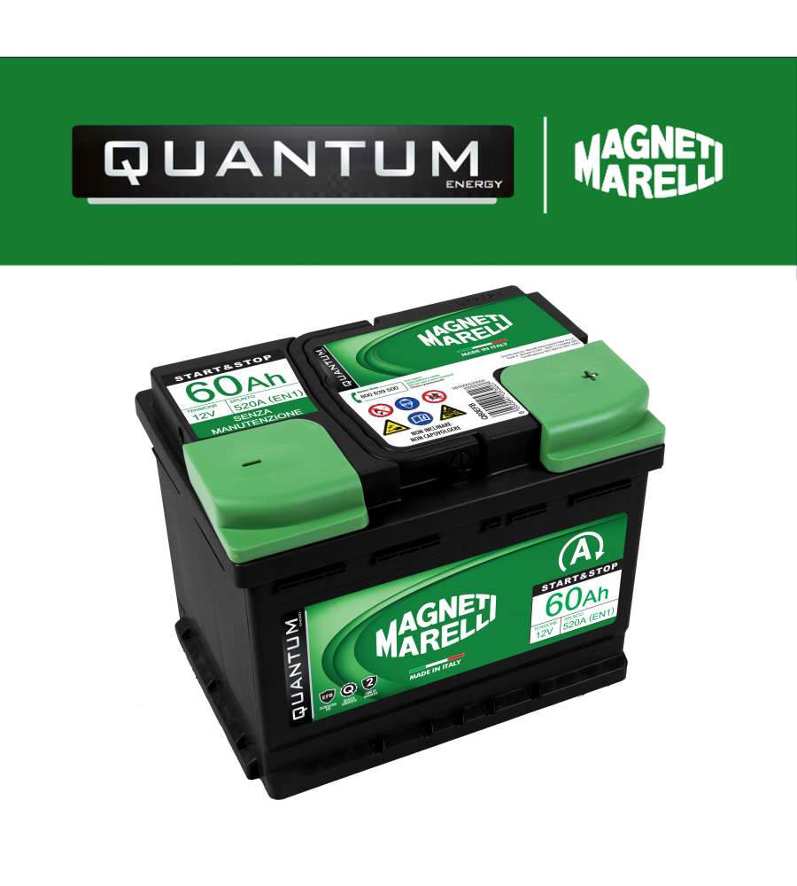 Nuove batterie Quantum Magneti Marelli start & stop