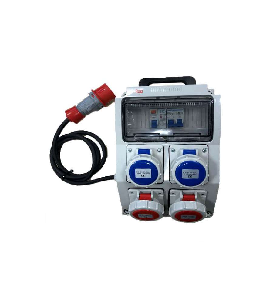 Quadro 2X2Pt 2X3Pt Cee 16A Ip55 M 4 Rosi