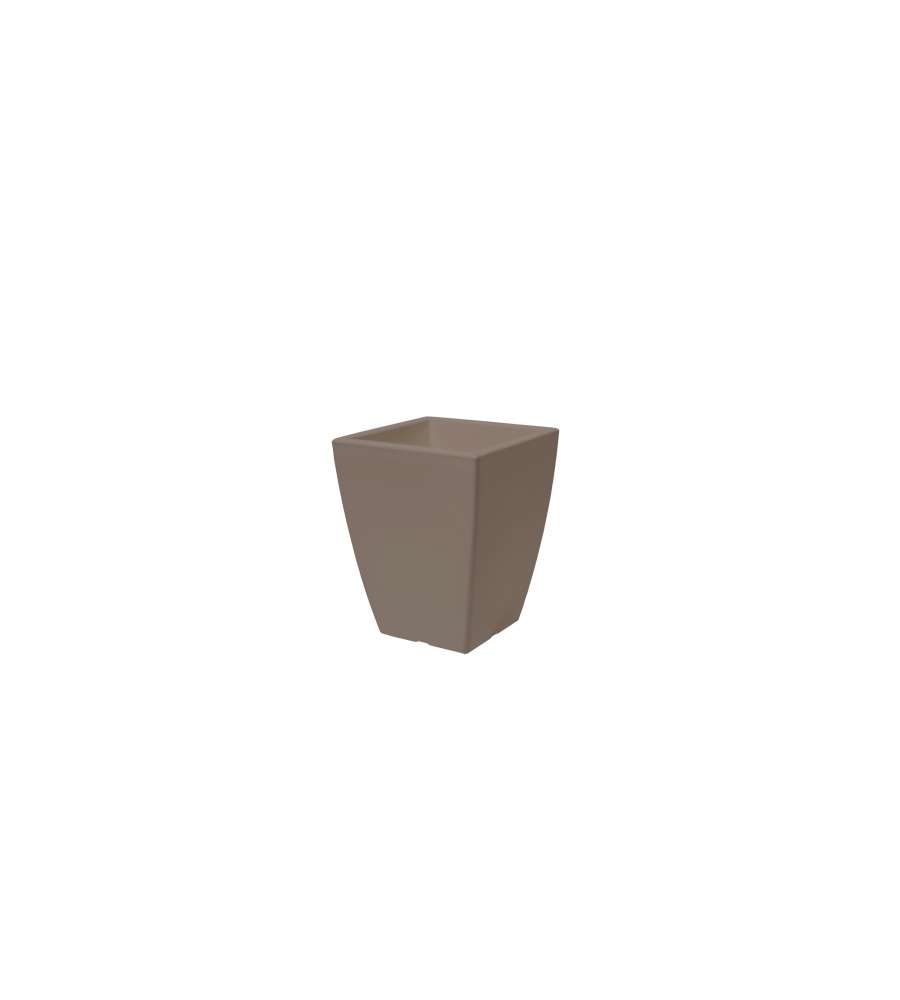 Vaso Quadro Veneto 40 Cappuccino 33 x 33 x 41 cm