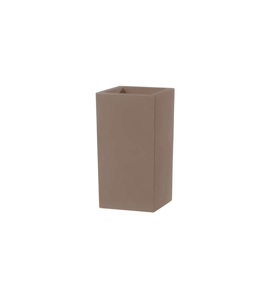 Vaso Schio Cubo Alto 80 Cappuccino 40 x 40 x 80 cm