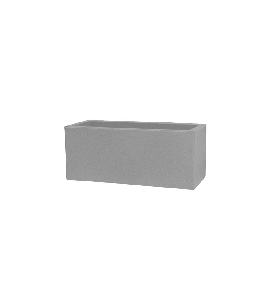 Vaso Schio Cassa 100 Smoke 100 x 40 x 40 cm