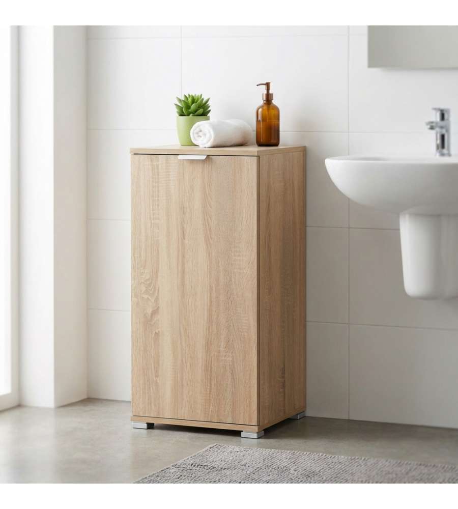 Cosma Mobiletto 1 Anta Marrone Chiaro 45x38x85 cm in Truciolare