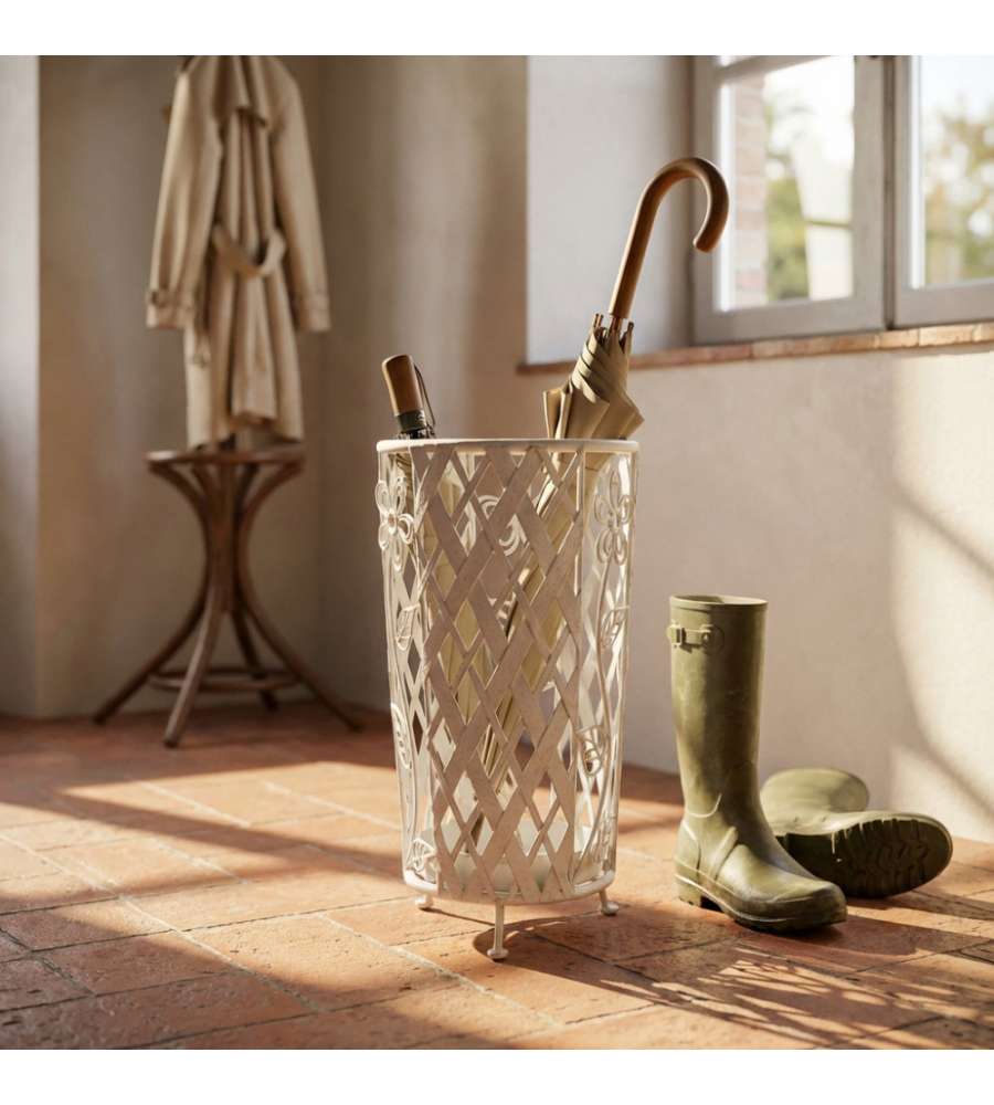 Cosma Portaombrelli Brigitte Bianco Antico diam. 25 x 46 cm