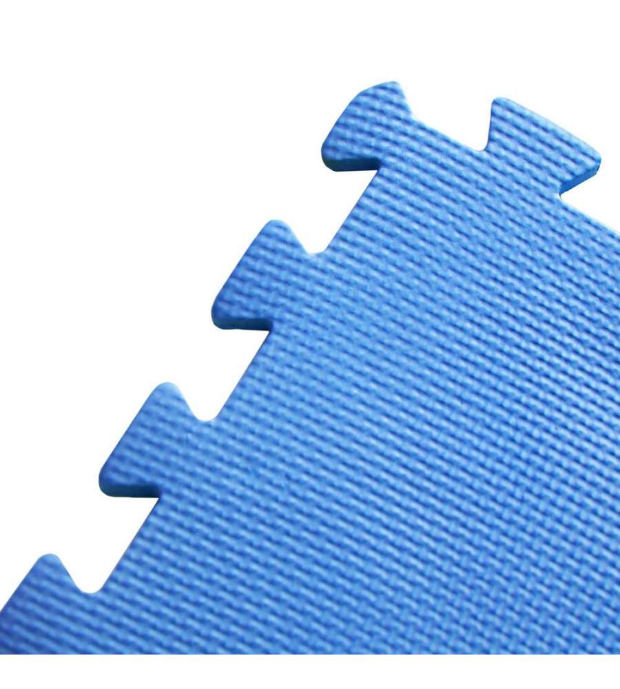 6pz Tappetino Puzzle Morbido Per Piscina 60x60x0.8 Blu Dh43871