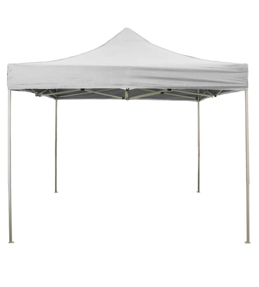 Telo Laterale 3x2mt Bianco Impermeabile Ricambio Per Gazebo Richiudibile  3x3mt