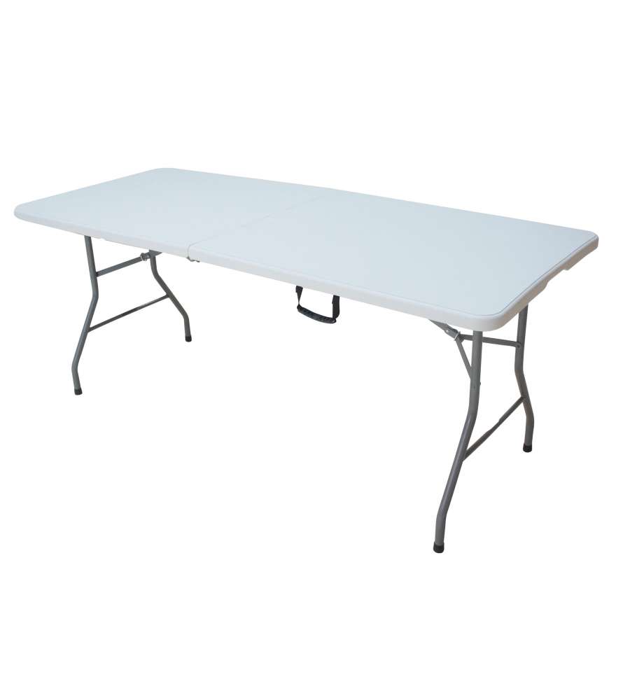 Catering Tavolo Pieghevole Bianco 182 X 74 X 74 H Cm