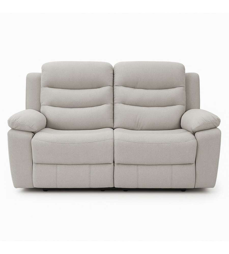 DOMO MEA SALOTTO COMFORT POLTRONA + DIVANI 2 E 3 POSTI RECLINABILI GREIGE