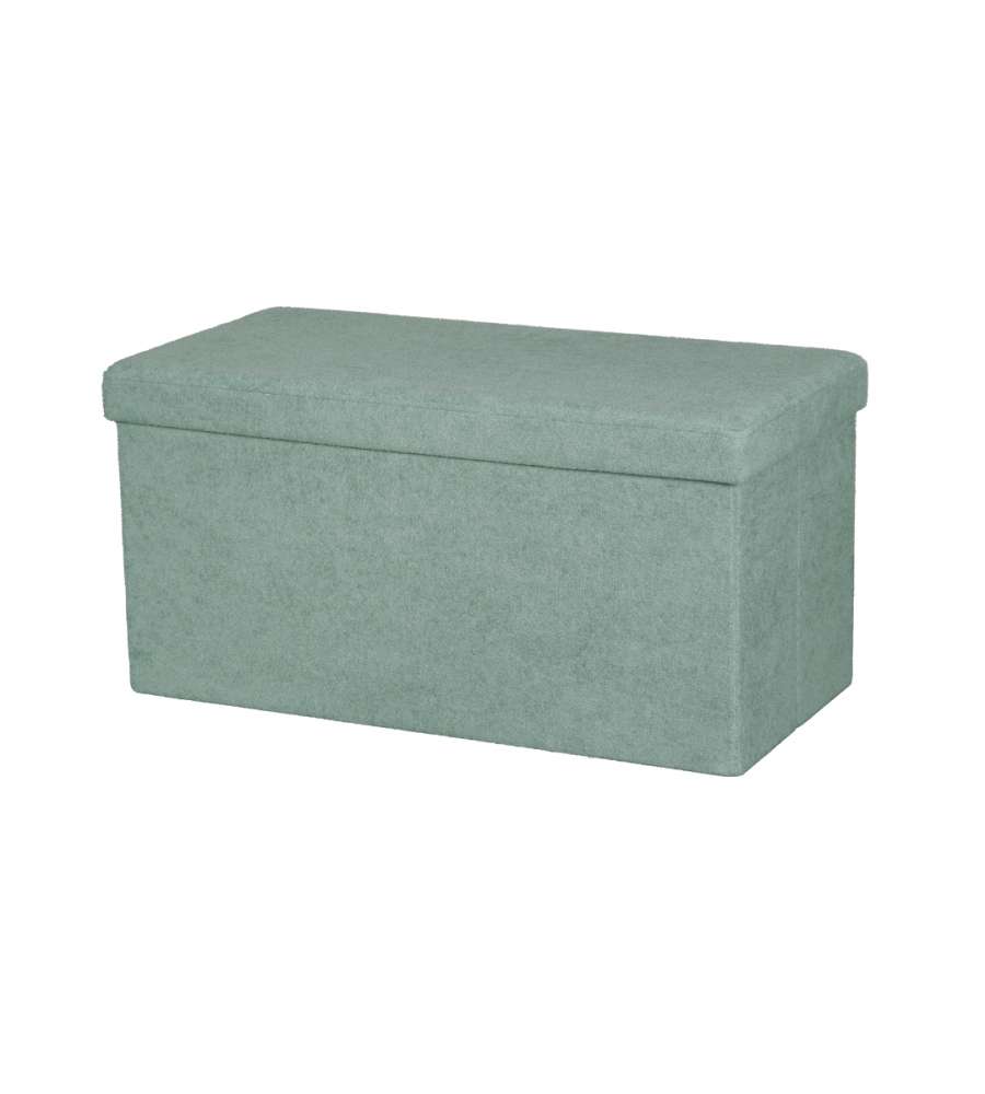 Domo Mea Pouf Pieghevole Salvaspazio - Verde Salvia - 76x38x38 cm