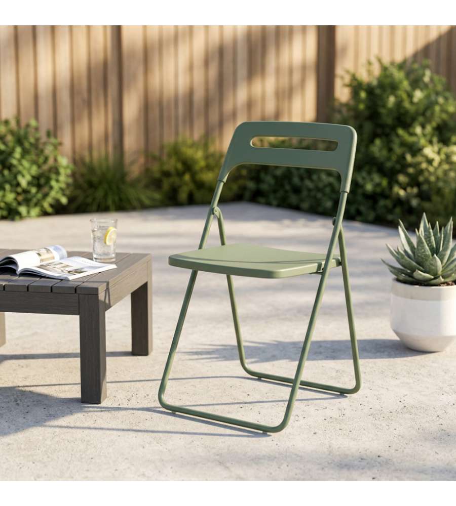 Cosma Sedia impilabile Verde 40x43x78 cm in polipropilene senza braccioli