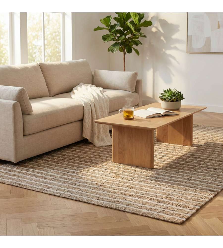 Cosma Tappeto Gerard in Lana Avorio 160x230 cm Rettangolare Moderno