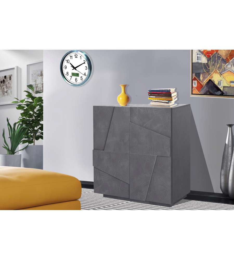 Web Furniture Credenza Ping Moderna Ardesia - 86x81.2 cm