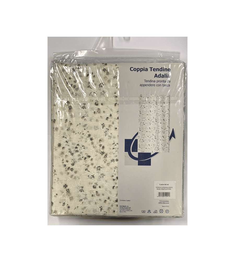 Home Collection Coppia Tendine Beige 60x240 cm Decorazione