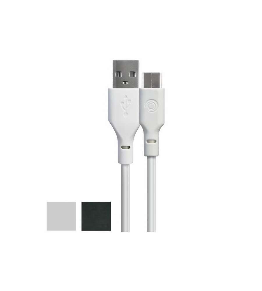 Cavo Ricarica Usb-A Type C Cm 200 Nero 3680 Tiemme