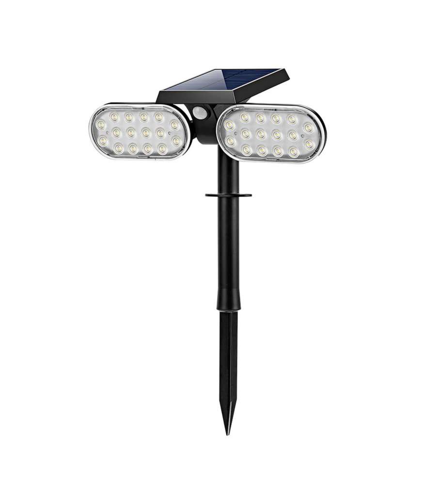 Picchetto a led solare con sensore di movimento