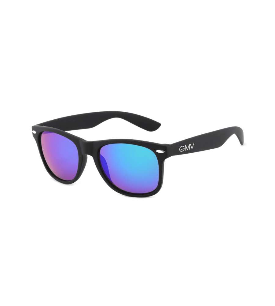 Gian Marco Venturi Occhiali da Sole Marsiglia Nero Verde Specchio Unisex