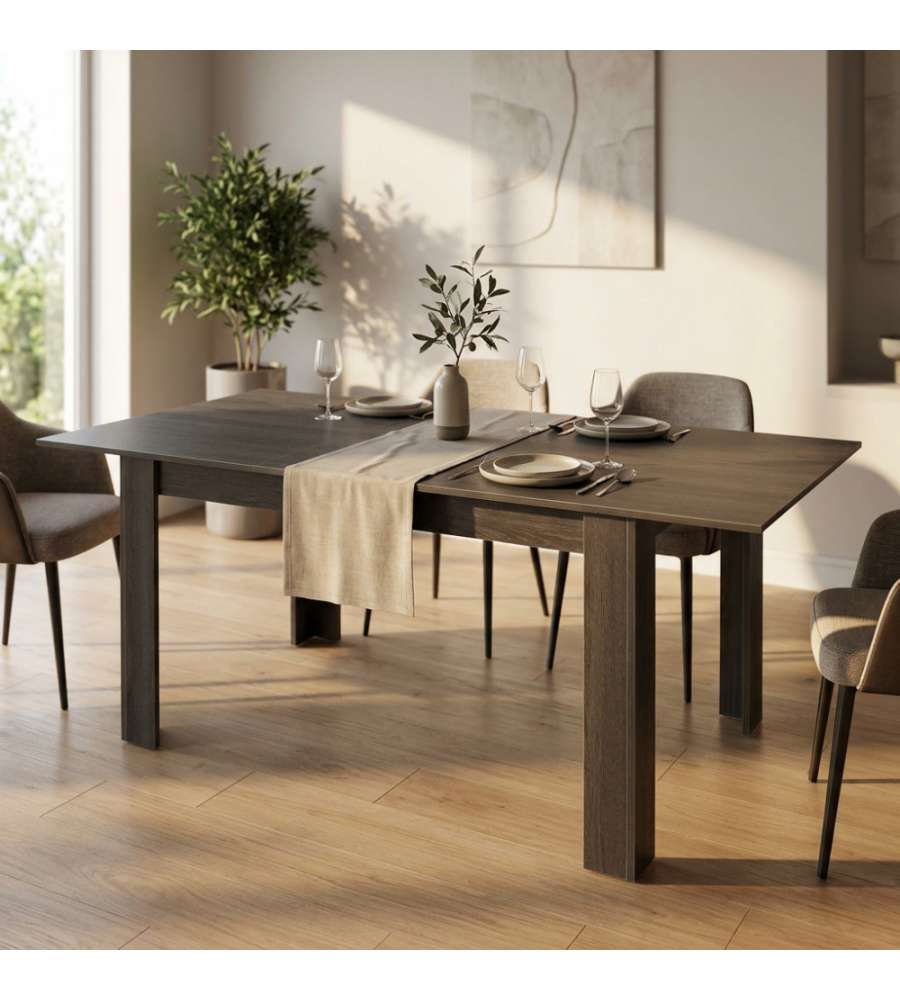 Cosma Tavolo Allungabile Taupe 140/190 x 90 cm Rettangolare Moderno