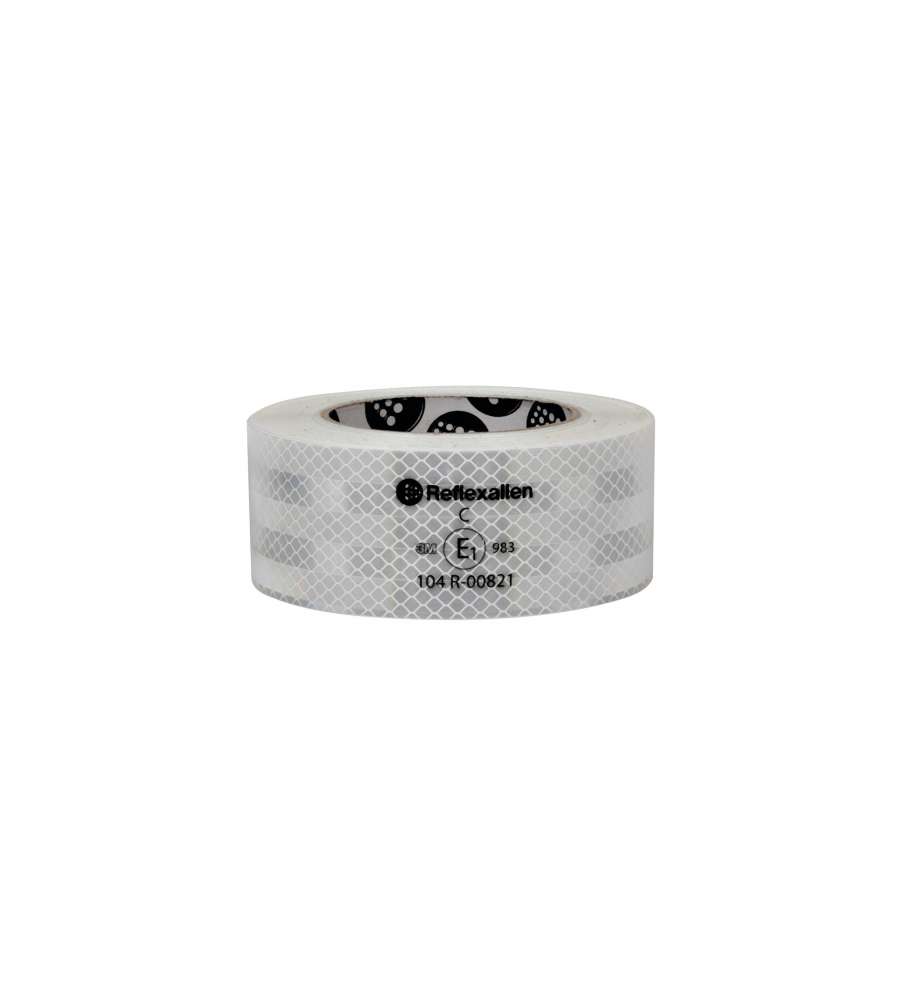 Premium, Nastro Segnaletico Di Sicurezza Per Superfici Rigide - 12,5 M - Bianco