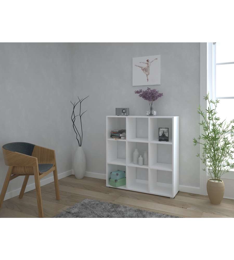 Libreria Cubo 3x3 Bianco