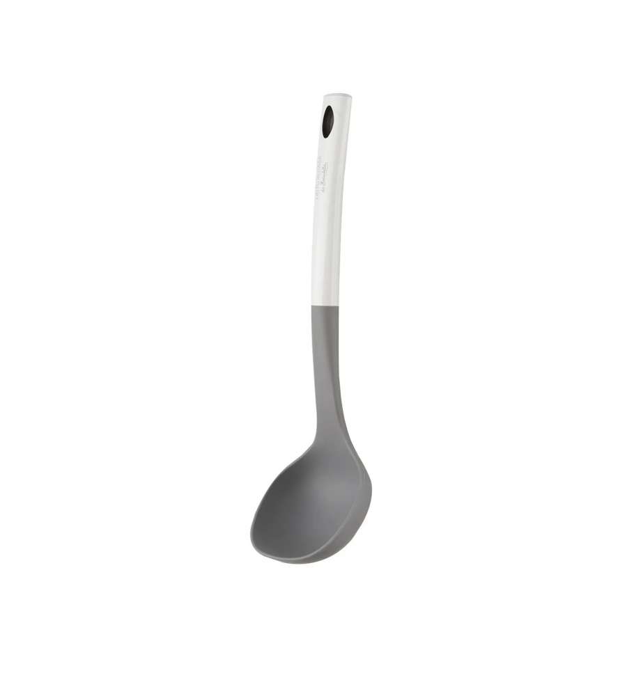 Fatto in casa Benedetta Mestolo in Silicone Grigio 32 cm - Manico Inox