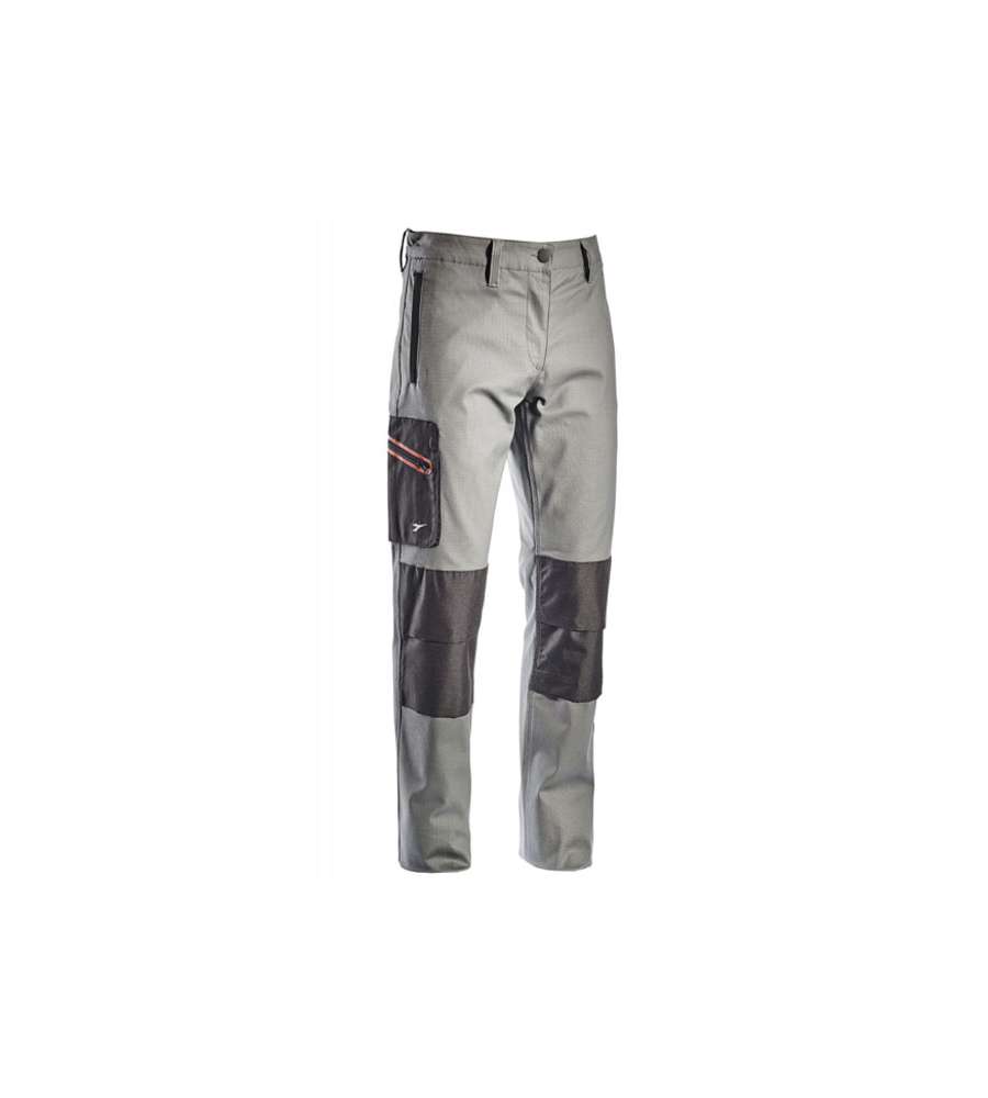 Pantalone Cotone Grigio Xxl    Stretch Iso Diadora
