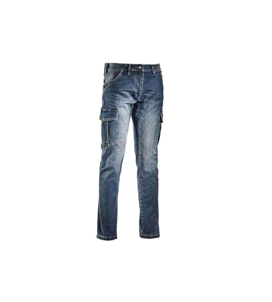 Pantalone Jeans Blu W. M       Cargo Stone Diadora