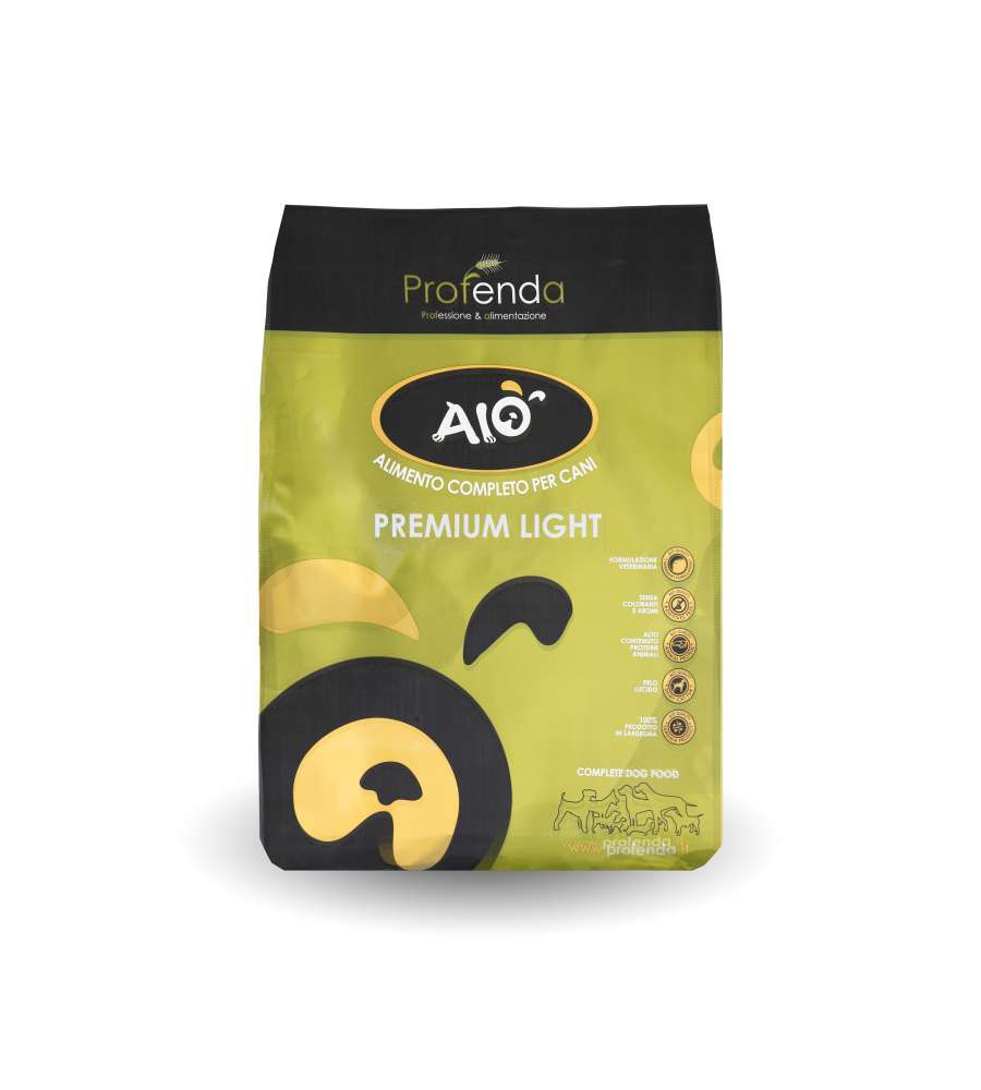 Ajo Crocchette per Cani Adulti Light 4kg Controllo Peso Omega 3 6