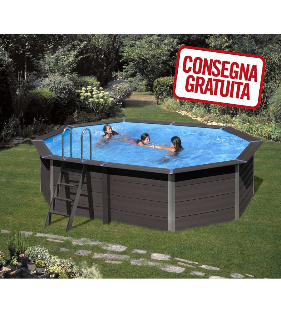 Piscina Ovale Composito 524 x 386 x 124 h cm