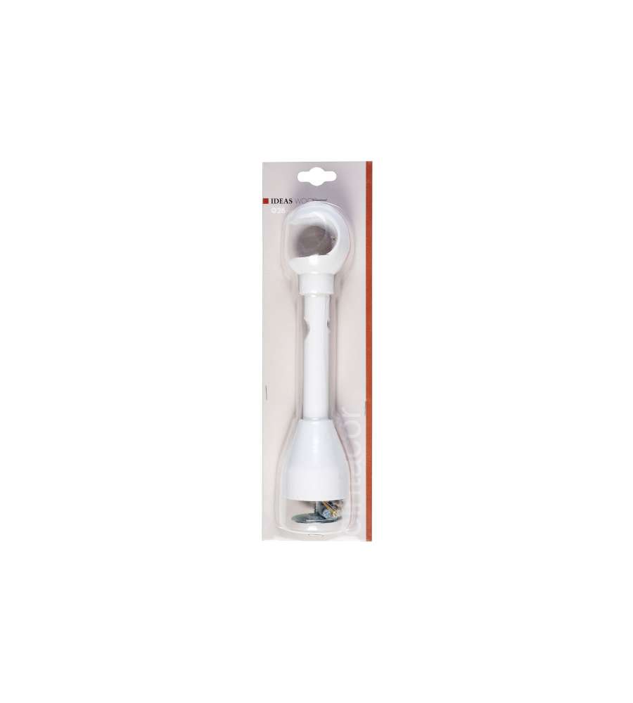 Cintacor Supporto a Parete per Tenda - Bianco Satinato - 23 cm