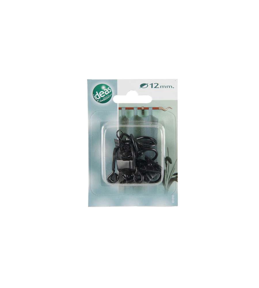 IDEAS 12 - Anello in metallo Pinza Nero