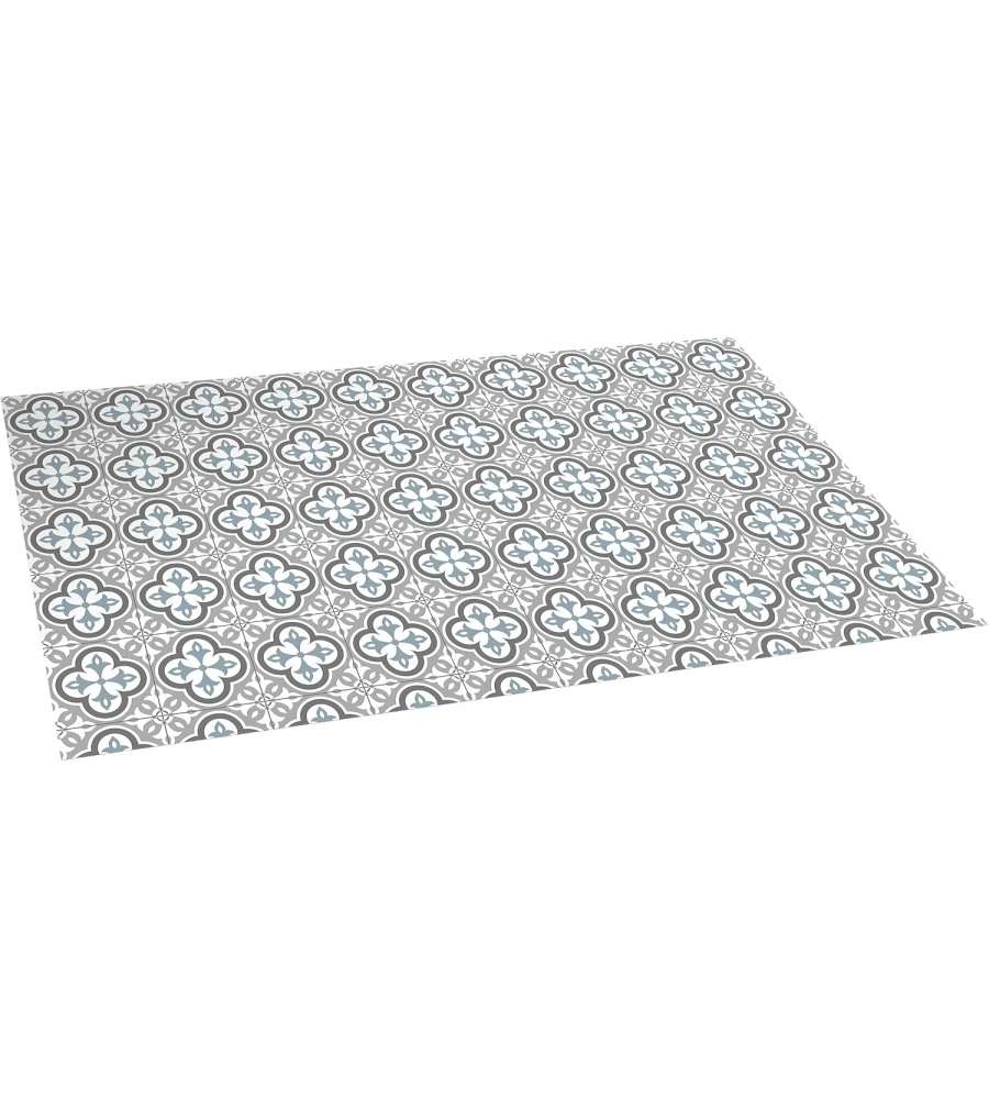 STOR PLANET Tappeto Vinile Geometrico Taupe 80x150 cm Morbido e Lavabile