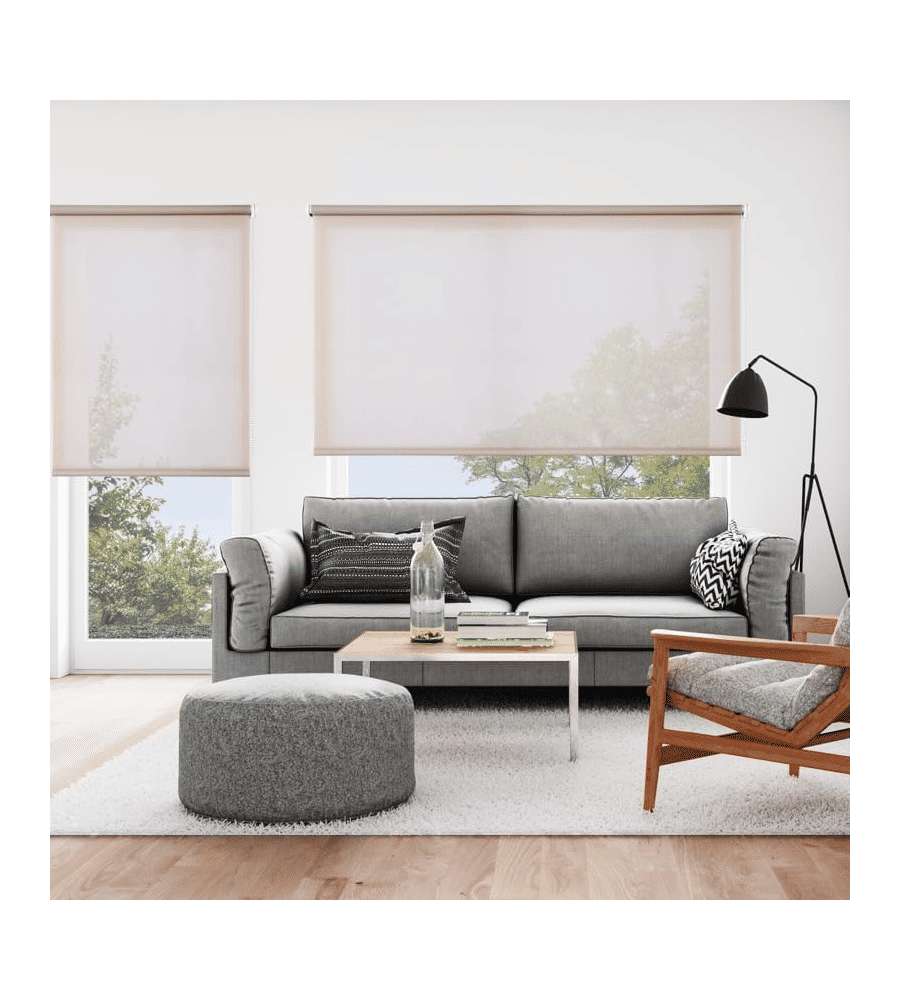 STOR PLANET Tenda a Rullo Traslucida Sabbia 60x180 cm per Interni