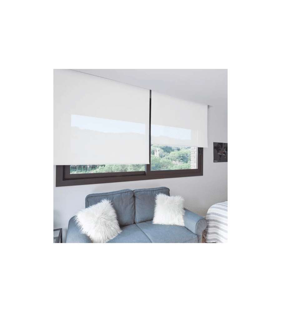 STOR PLANET Tenda a Rullo Screen Bianco 100x250 cm per Interni