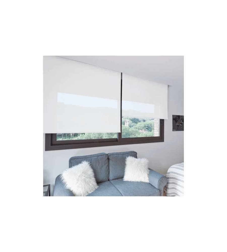STOR PLANET Tenda a Rullo Screen Bianco 180x180 cm per Interni Isolante