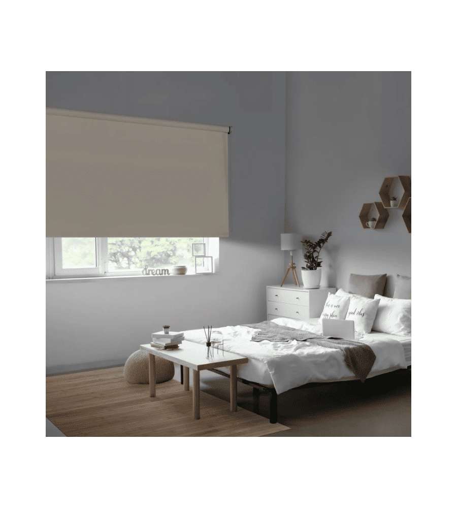 STOR PLANET Tenda a rullo oscurante sabbia 100x250 cm per interni