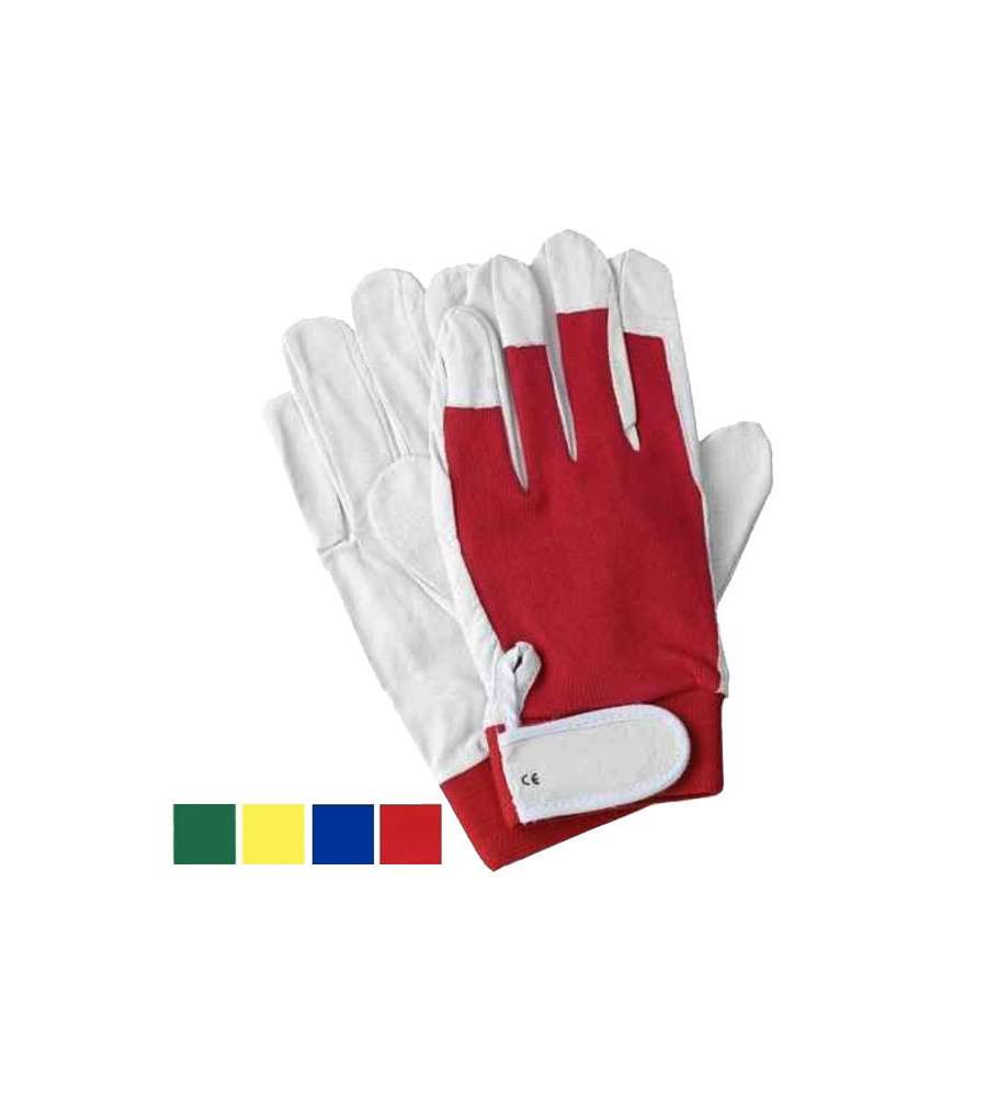 Guanti Microfibra/Cotone Giallo  8            Issa