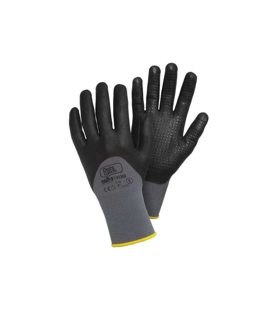 Guanti Nitrile Dots Neri 10 Issa
