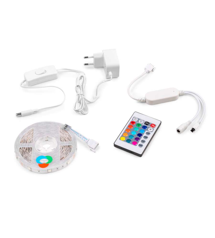 Emuca Kit Di Strisce Led Octans Rgb (12V Dc)