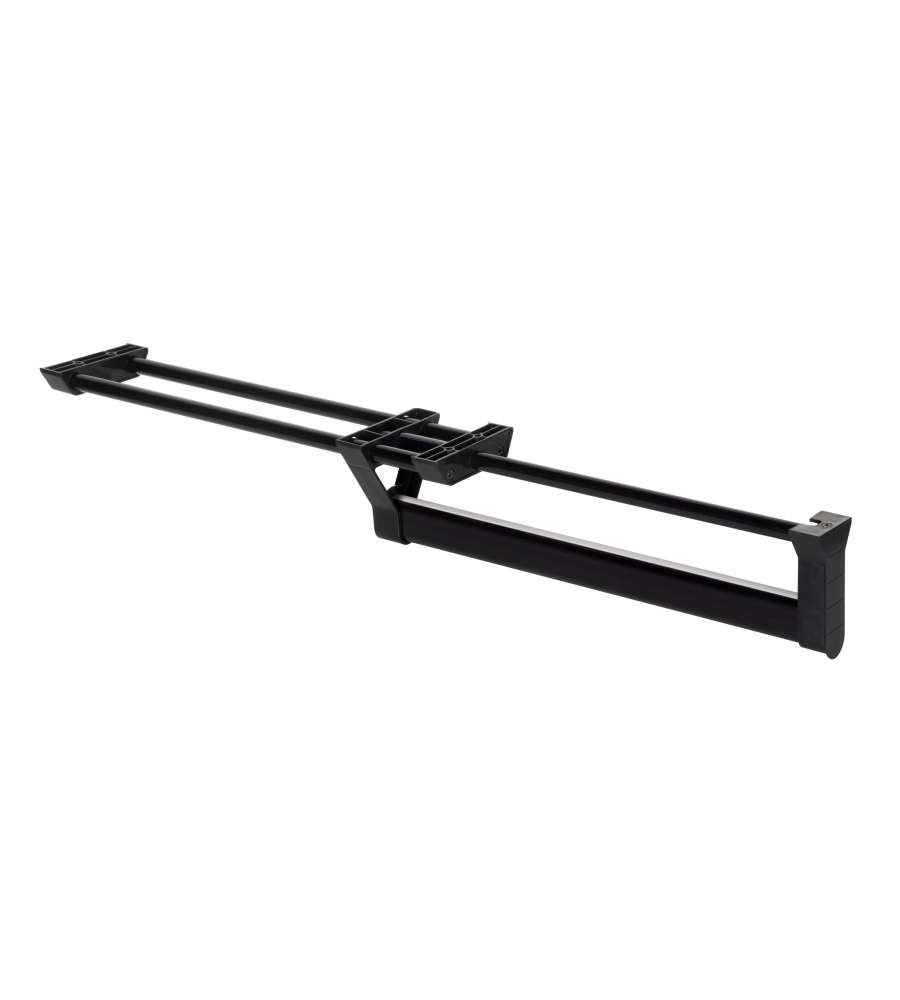 Appendiabiti saliscendi per armadio hang, regolabile 830-1.150 mm, fino a  12 kg, acciaio, color moka 9283913 emuca