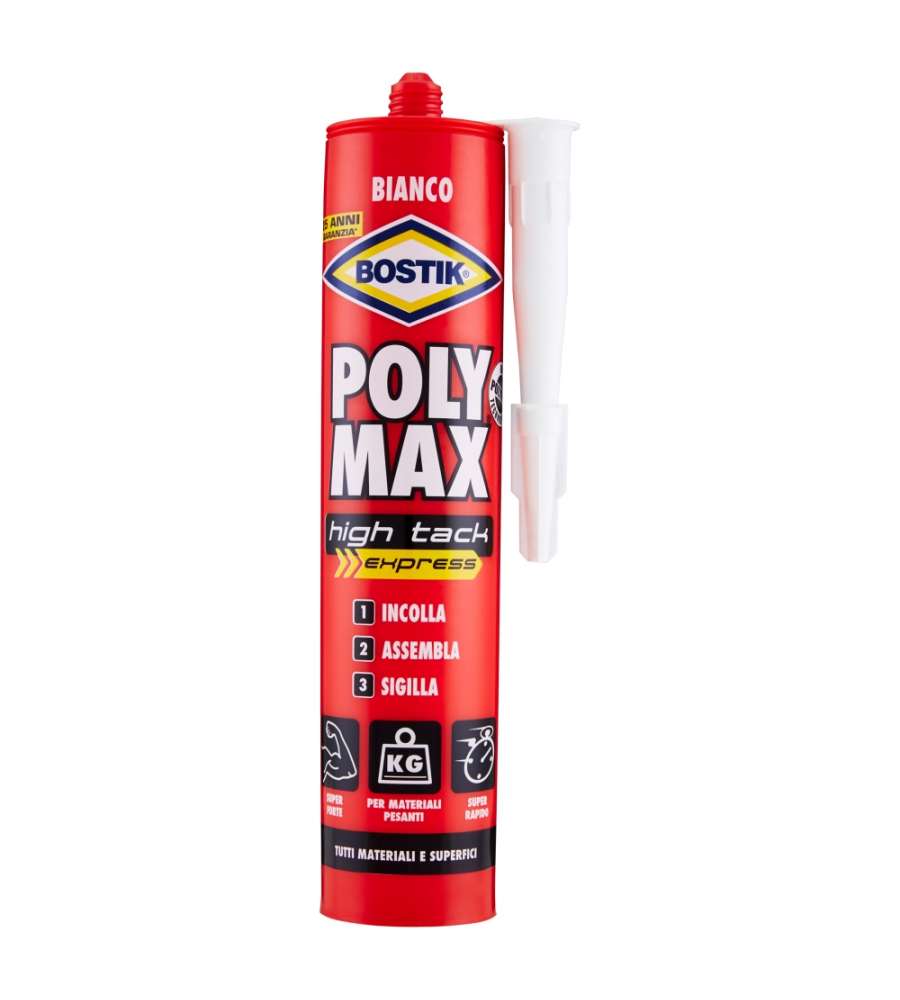 Bostik Poly Max High Tack Express Bianco Cartuccia 435 G