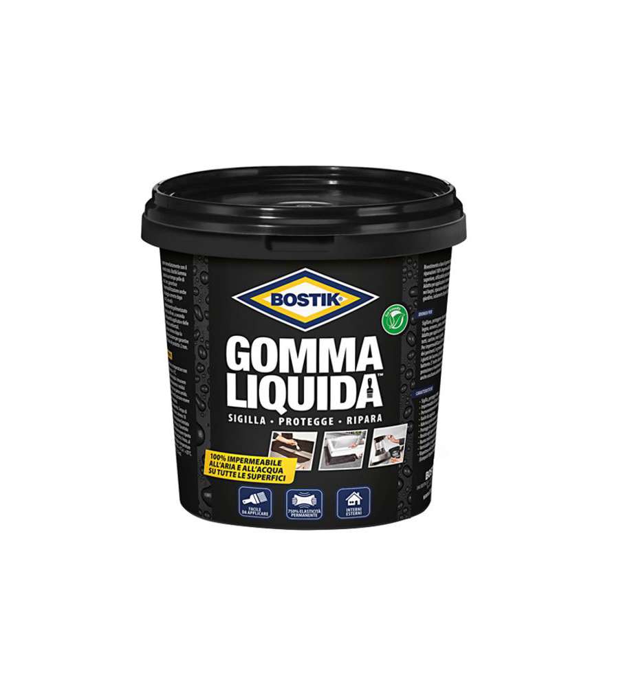 Bostik Gomma Liquida, 100% impermeabile all'aria e all'acqua! 