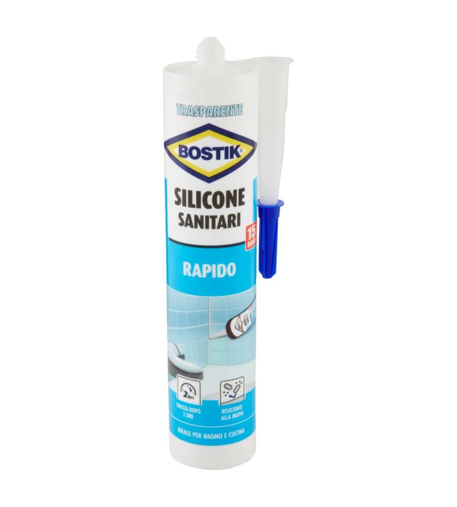 Bostik Silicone Trasparente Sanitari 280 Ml