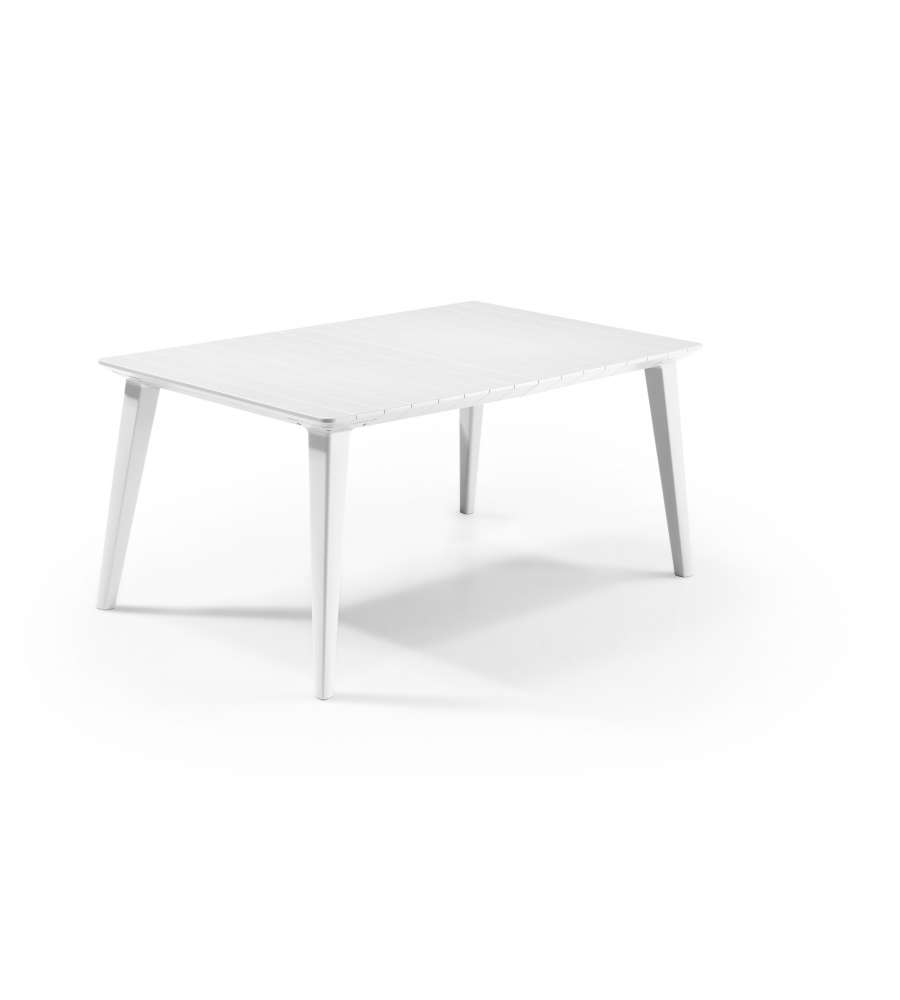 LIMA TABLE 160 - 157x98x74h - Smooth Finish - Bianco Keter